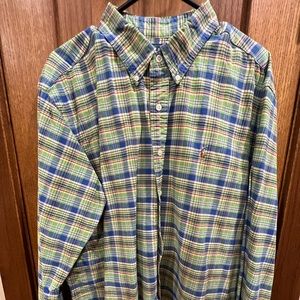 Ralph Lauren Polo long sleeve button down shirt. Size 2XL.